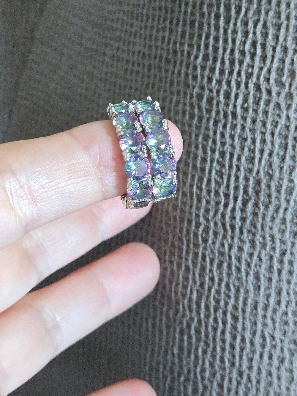 Cote d'Argent Mystic🧙♂️ Quartz Hoops - NWT - Picture 9 of 15